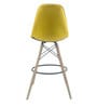 Rex Fabric Bar Stool In Yellow Colour