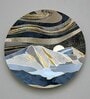 Plastic Drawings Designs Gold Canvas Framed Wall Plates