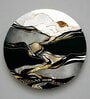 Conceptual Museum Works Gold Canvas Framed Wall Plates