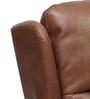 Scarlet 1 Seater Recliner in Tan Brown Colour