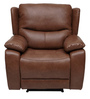 Scarlet 1 Seater Recliner in Tan Brown Colour