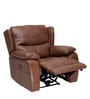Scarlet 1 Seater Recliner in Tan Brown Colour