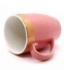 Scarlet 230 ml Pink Porcelain Coffee Mug (Set of 2)