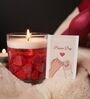 Scarlet Love Candle And Card Gift Set