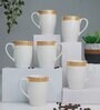 Scarlet Mug 230ml Set of 6 Ivory