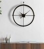 Black Metal Scarlett Minimalist Modern Wall Clock