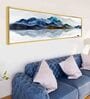 Scenic Blue Mountain & Lake Canvas Art Print