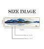 Scenic Blue Mountain & Lake Canvas Art Print