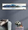 Scenic Blue Mountain & Lake Canvas Art Print