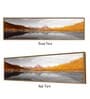 Scenic Mountain Mirror View In The Lake Canvas Art Print