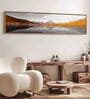 Scenic Mountain Mirror View In The Lake Canvas Art Print