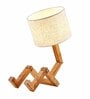 Scholar Brown Wooden Table Lamp