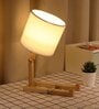 Scholar Brown Wooden Table Lamp