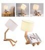 Scholar Brown Wooden Table Lamp