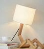 Scholar Brown Wooden Table Lamp