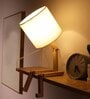 Scholar Brown Wooden Table Lamp