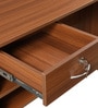 Scholarhub Brown Colour Office Desk In Walnut Finish Scholarhub Brown Colour Office Desk In Walnut Finish