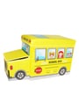 School Bus Kids Storage Box in Yellow