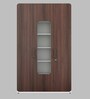 Scion 2 Door Wardrobe in White Lily & Walnut Finish