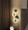 Sconce Designer Wall Lamp | Modern Decorative LED Light with 3 Color Modes (Warm/Natural/Cool) | Elegant Lighting for Living Room, Bedroom & Indoor Spaces (Black)