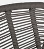 Sconce Rope Chair in Grey Finish Sconce Rope Chair in Grey Finish