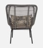 Sconce Rope Chair in Grey Finish Sconce Rope Chair in Grey Finish