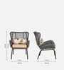 Sconce Rope Chair in Grey Finish Sconce Rope Chair in Grey Finish