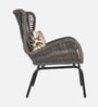 Sconce Rope Chair in Grey Finish Sconce Rope Chair in Grey Finish