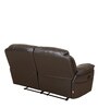 Scott Leatherette Manual 2 Seater Recliner in Dark Brown Colour