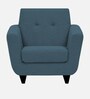 Scout Fabric 1 Seater Sofa In Light Blue Colour