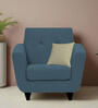 Scout Fabric 1 Seater Sofa In Light Blue Colour