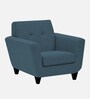 Scout Fabric 1 Seater Sofa In Light Blue Colour