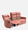 Scout Pro Leather 3 Seater Manual Recliner In Earth Colour