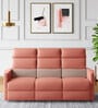 Scout Pro Leather 3 Seater Manual Recliner In Earth Colour