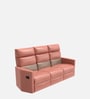Scout Pro Leather 3 Seater Manual Recliner In Earth Colour