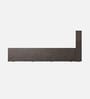 Scout Queen Size Bed in Dark Wenge Finish with Box Storage