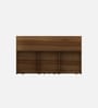 Scout Queen Size Bed in Lyon Teak Finish with Box Storage