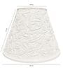 Beige Scroll Polymer Lamp Shade
