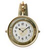 Scroll Station Clock Gold