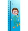 Scuba Diving in Multicolour Height Chart