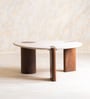 Sculpt Coffee Table In Walnut Finish