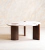 Sculpt Coffee Table In Walnut Finish