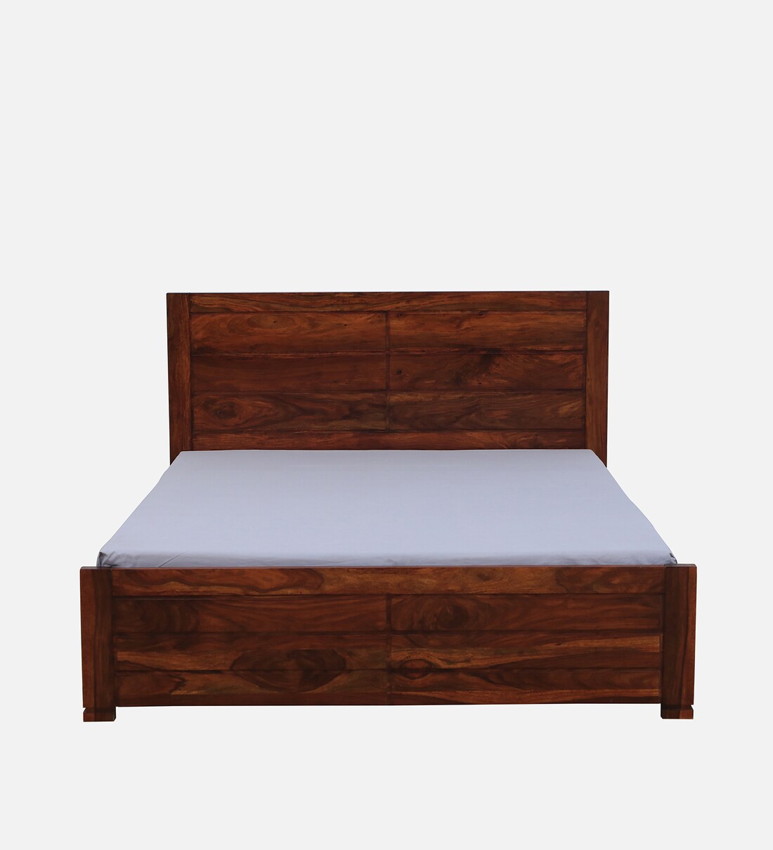 Buy Segur Sheesham Wood King Size Bed In Honey Oak Finish By Woodsworth