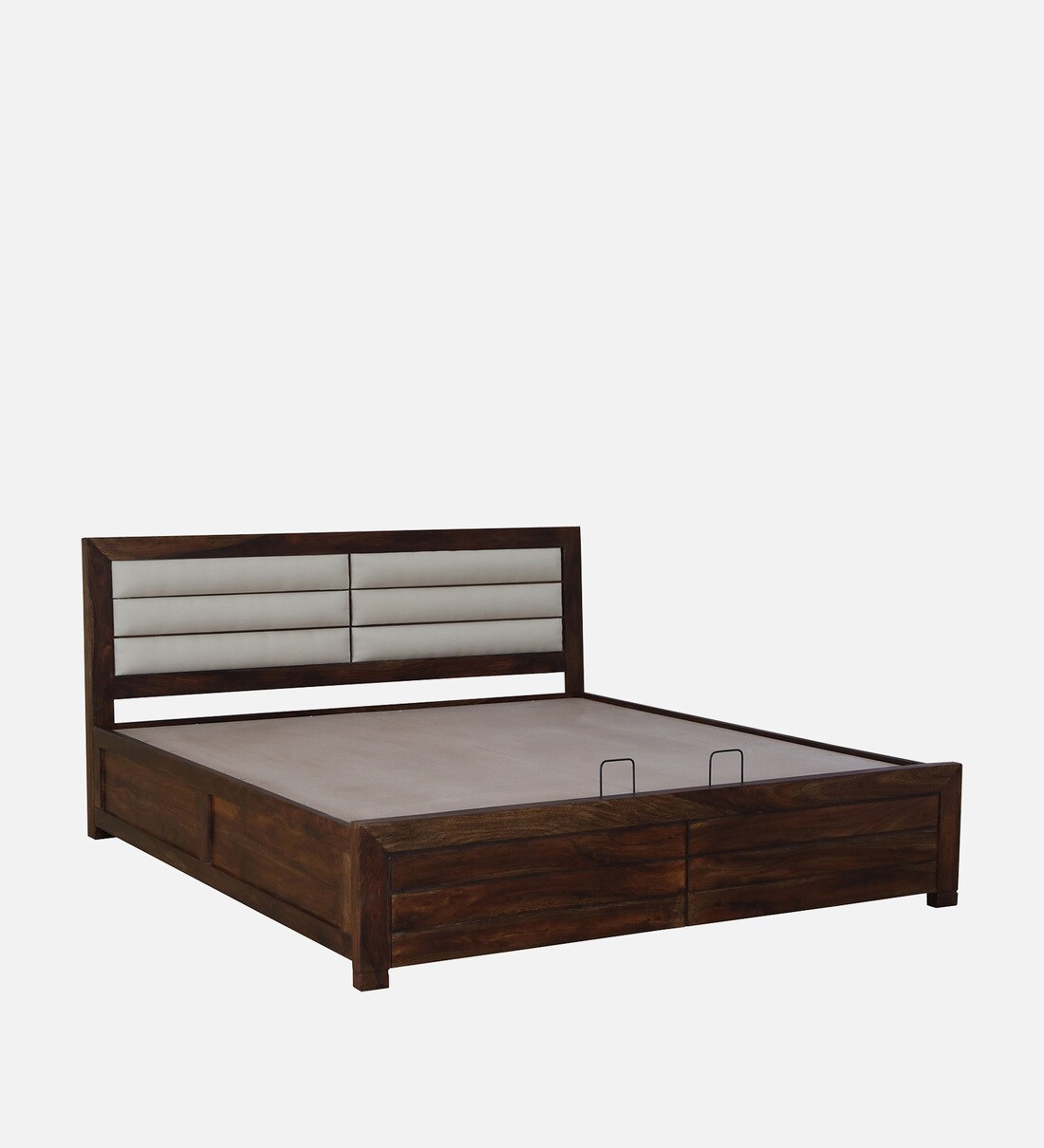 Buy Segur Sheesham Wood King Size Bed In Provincial Teak Finish With