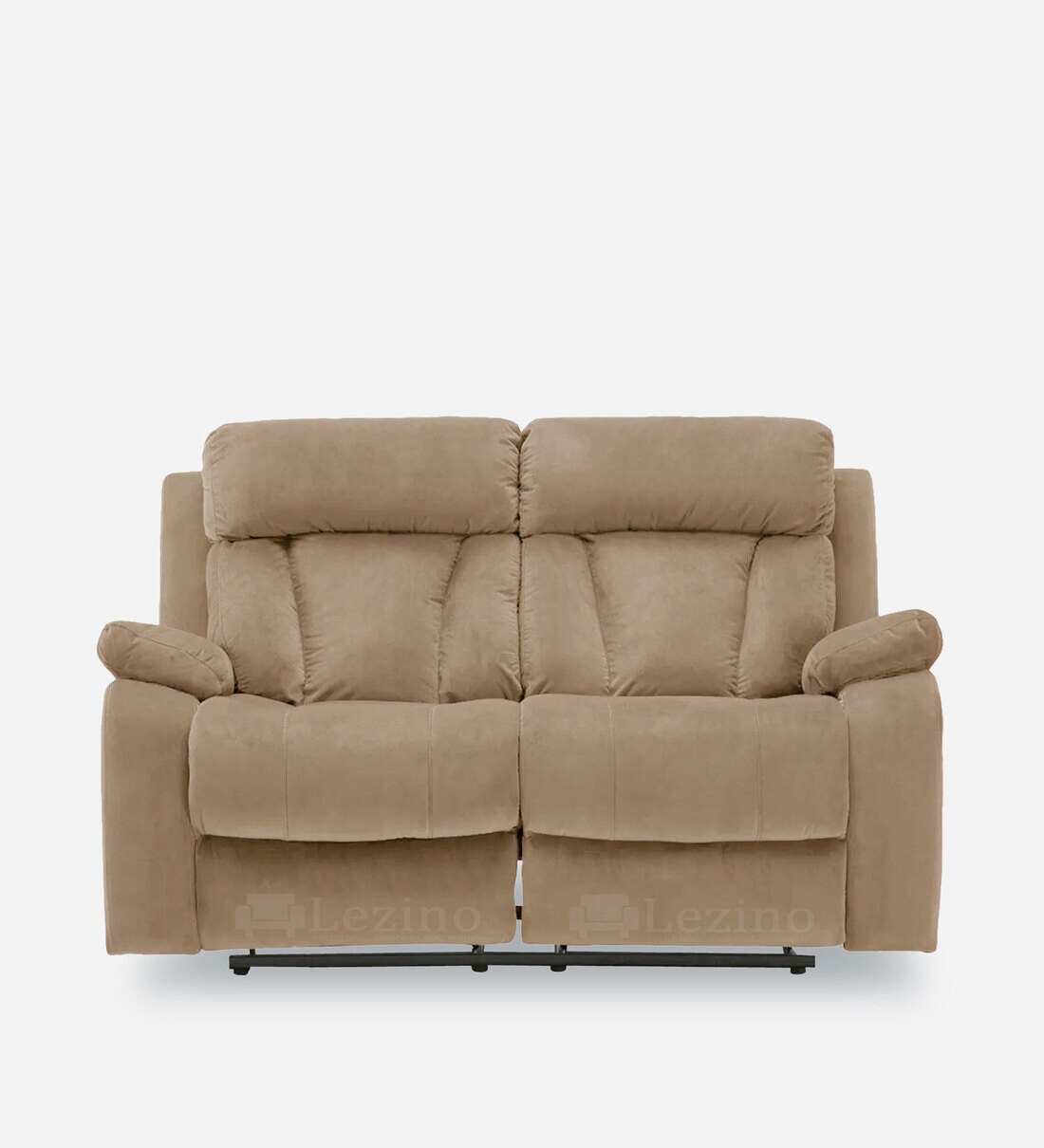 Buy Selino 2 Seater Manual Recliner In Beige Colour by Lezino Online ...