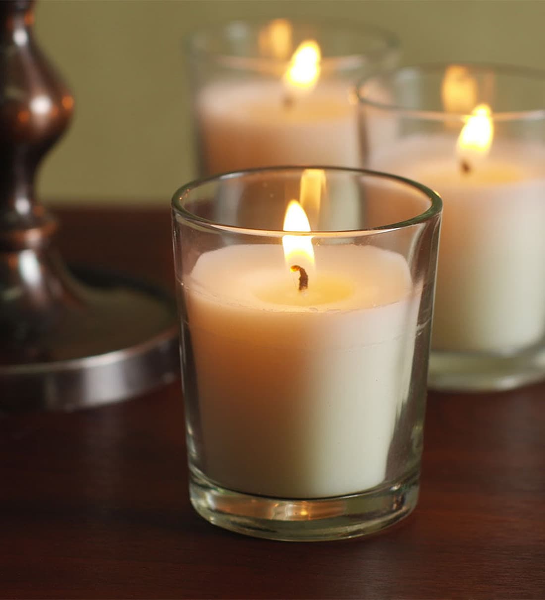 Buy Unscented Aroma Set of 12 Scented Candles by Hosley Online