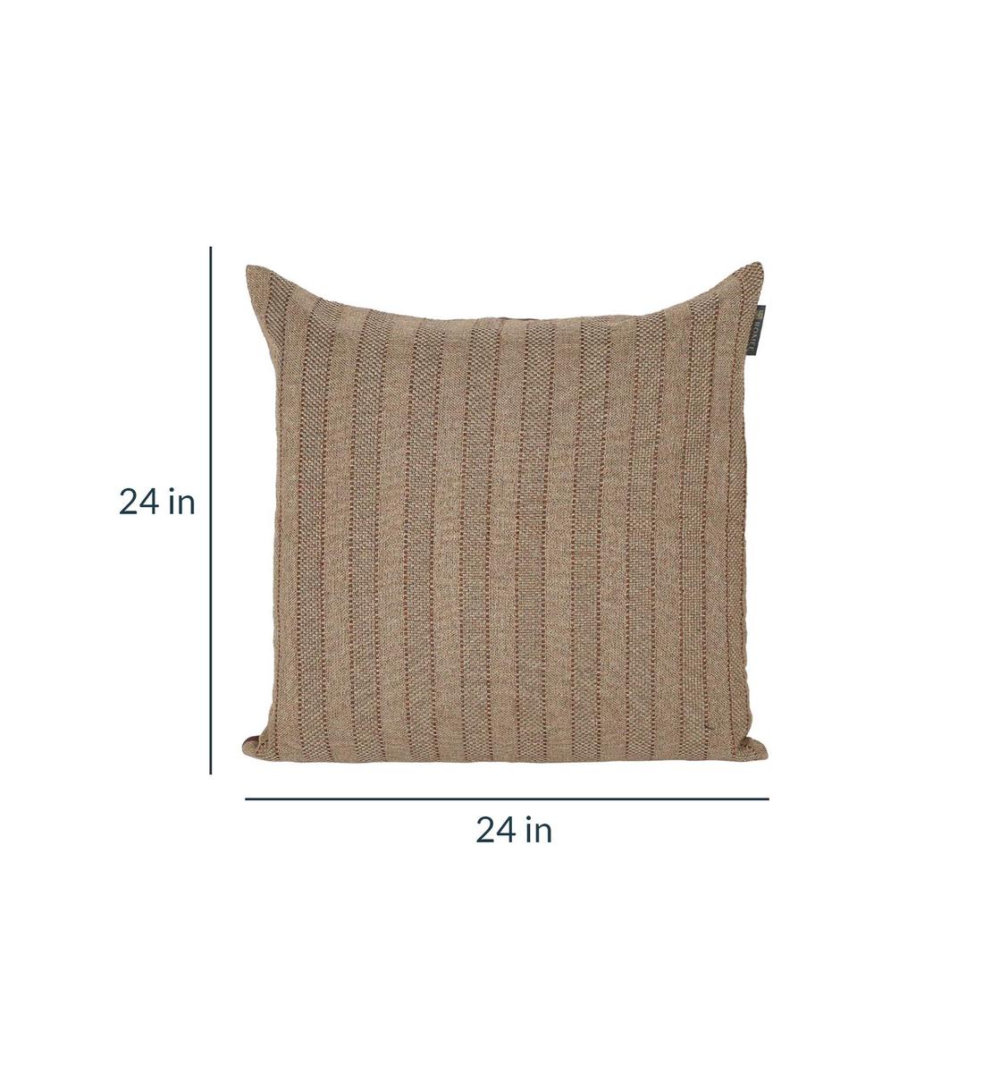 Buy Abstract Pattern Jute 24x24 Inch Cushion Covers (Set Of 2) By Romee ...