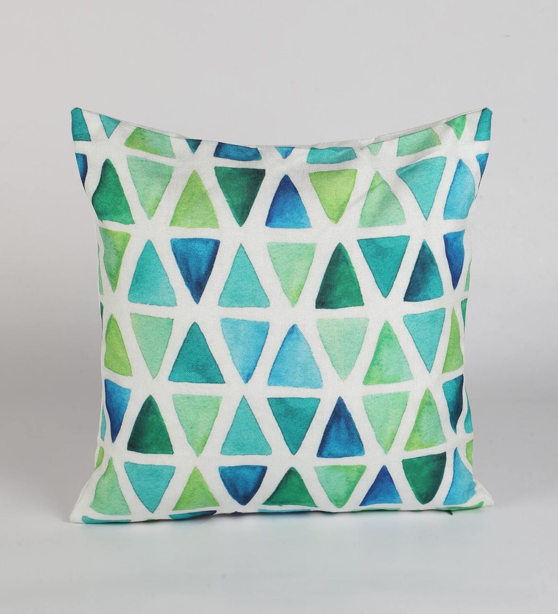 Buy Jute Geometric Pattern 16x16 Inch Cushion Covers (Set Of 5) by B7