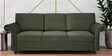Selene 3 Seater Fabric Sofa In Chestnut Brown Colour