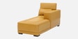 Seranova Leatherette Corner Sofa With Adjustable Headrests in Mustard Yellow Colour